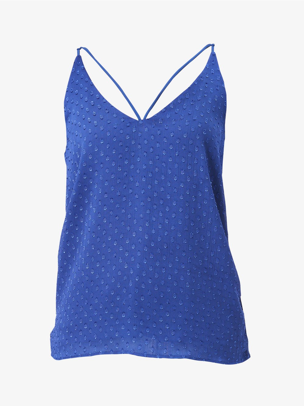 GINI LONDON Spaghettiträger Top Damen blau, M/L