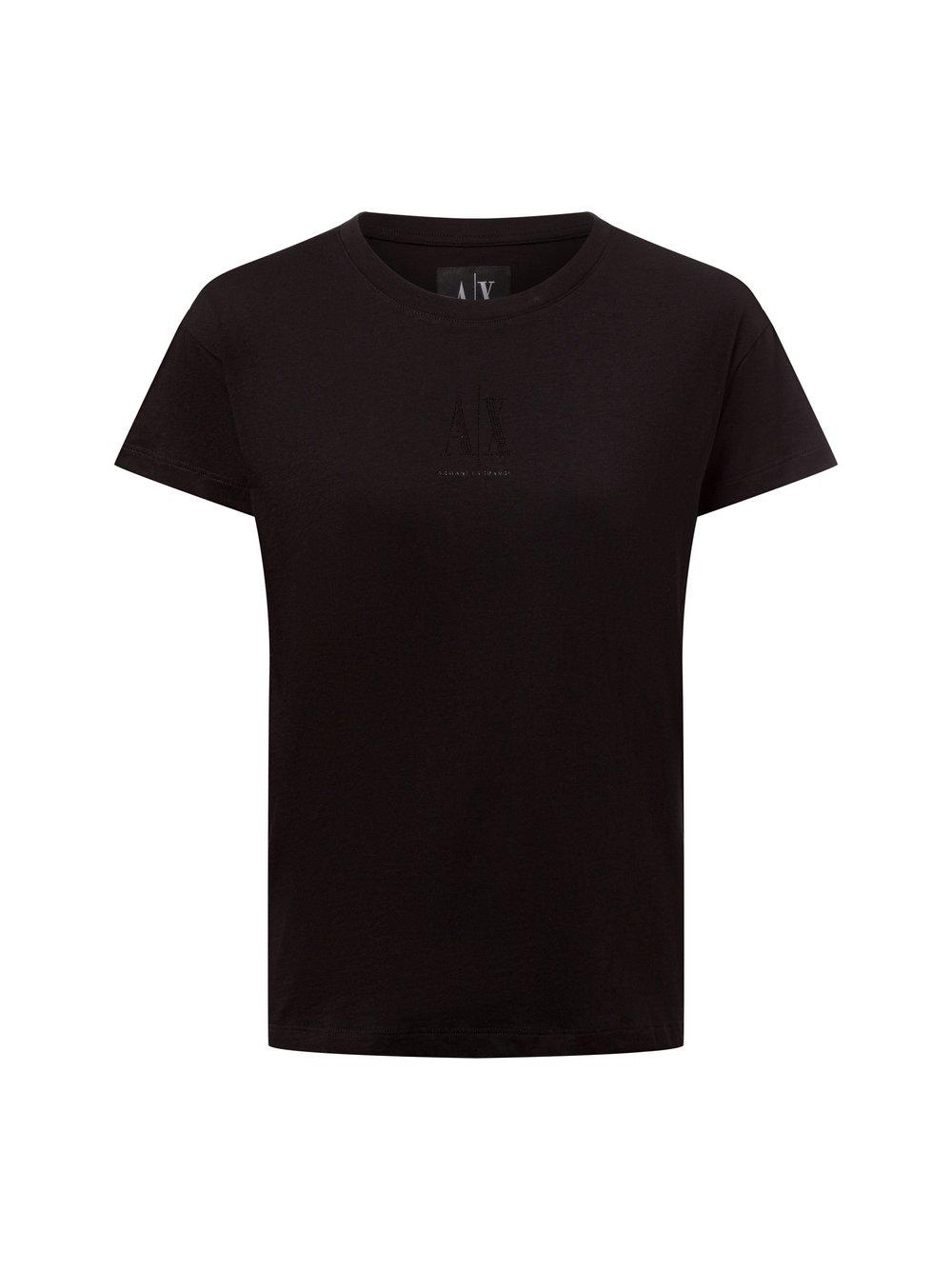 Armani Exchange T-Shirt Damen Baumwolle schwarz, XS