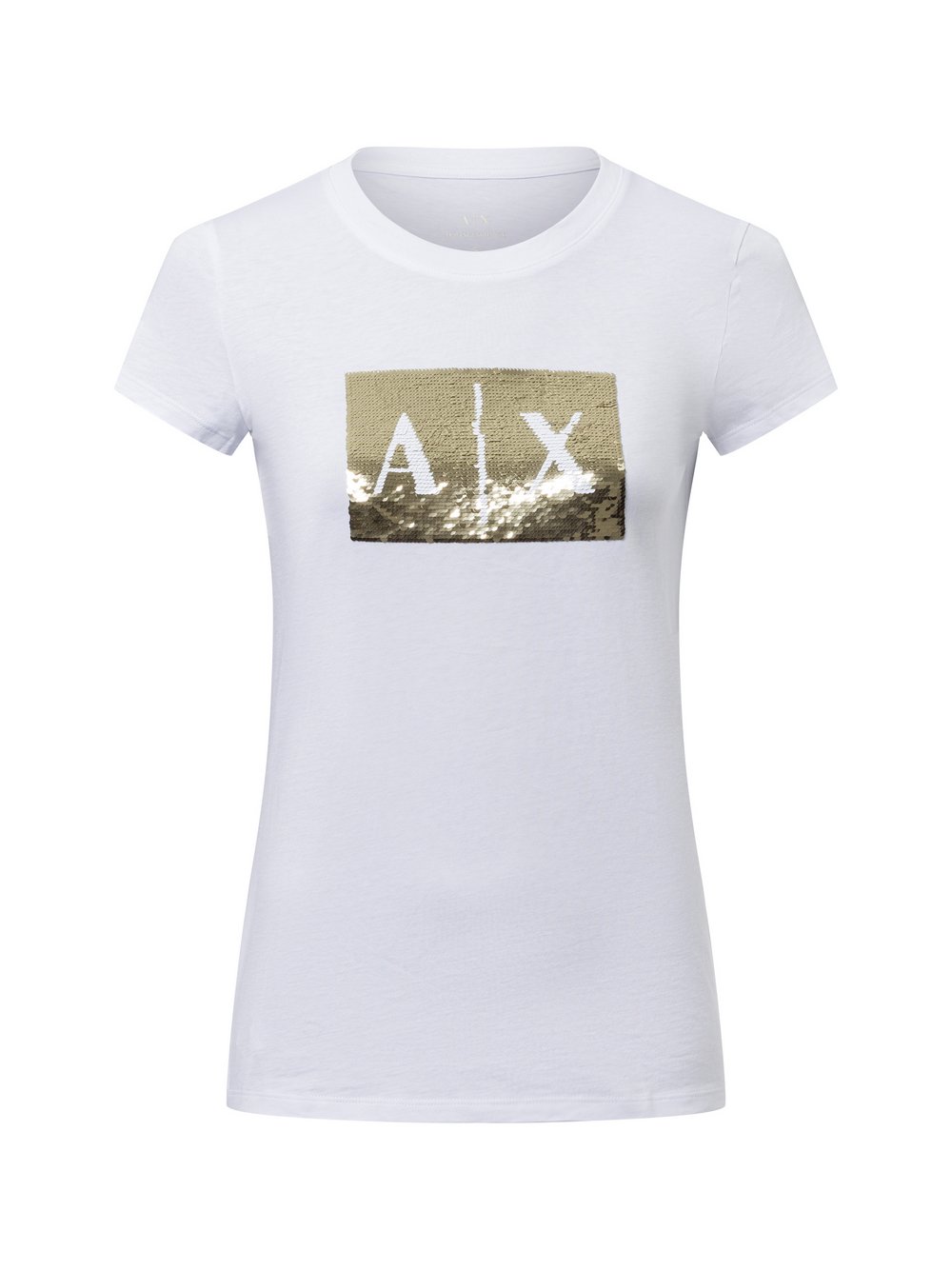 Armani Exchange T-Shirt Damen Baumwolle weiß, L