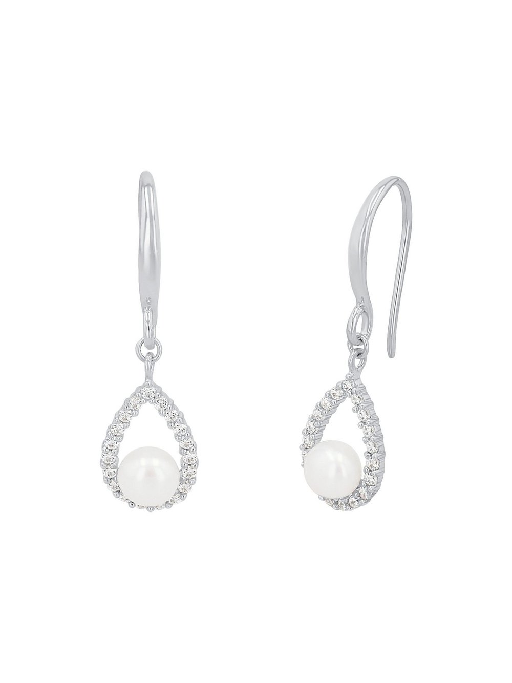 amor Ohrhänger Damen Sterlingsilber silber, ONE SIZE