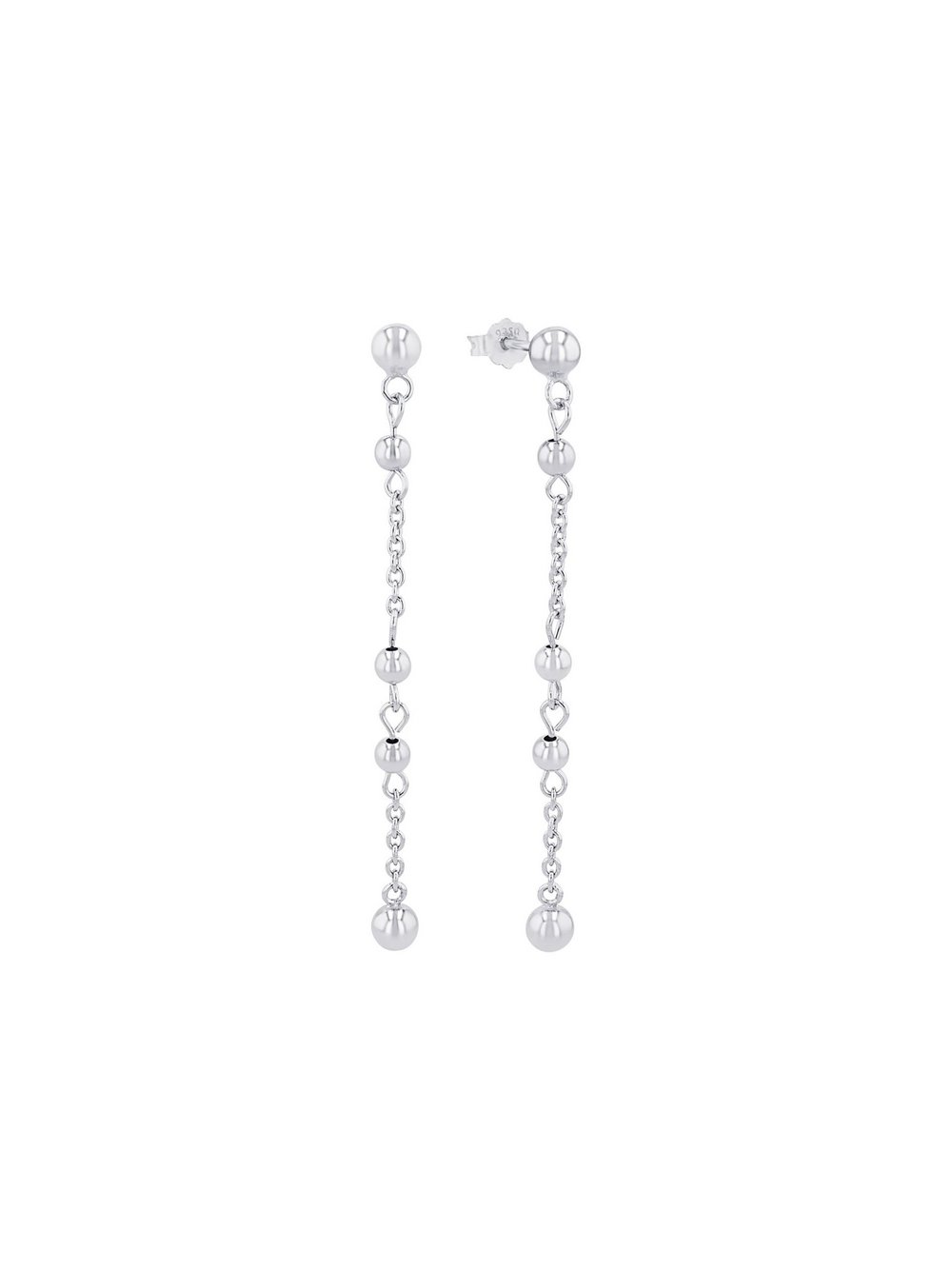 amor Ohrhänger Damen silber, ONE SIZE
