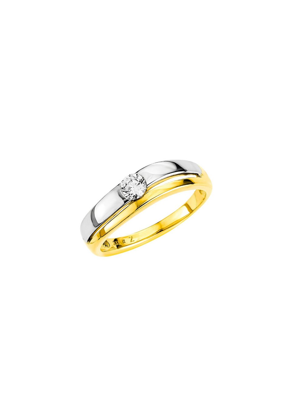 amor Ring Damen Gelbgold mehrfarbig, 54