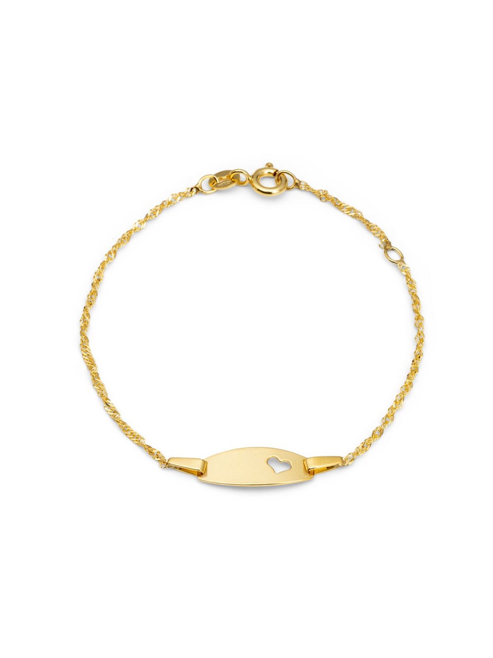 Thumbnail - amor Identarmband Mädchen Gelbgold gold, 16