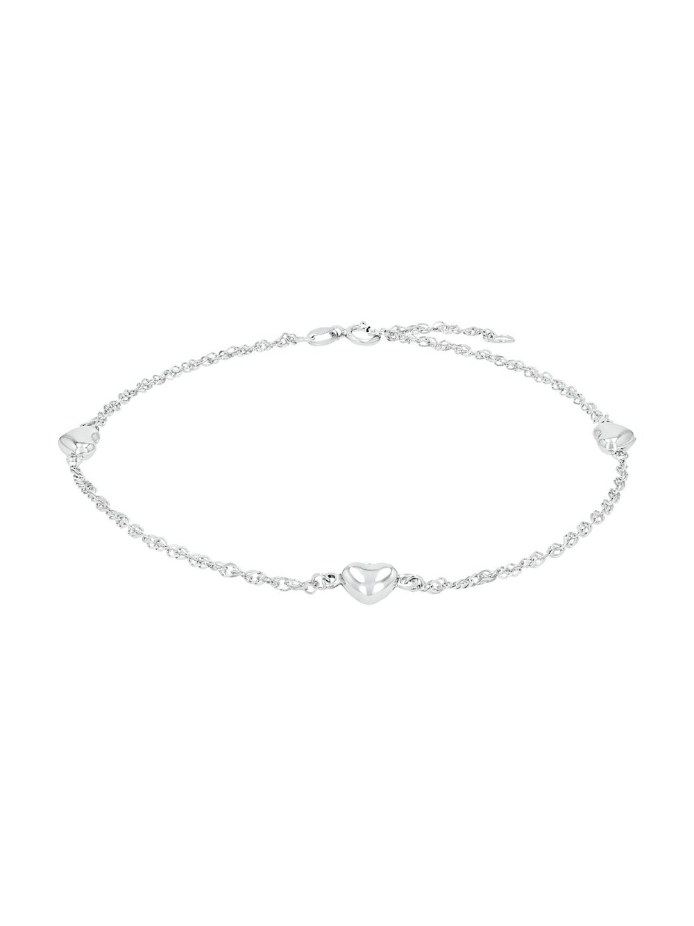 amor Fußkette Damen Sterlingsilber silber, 25