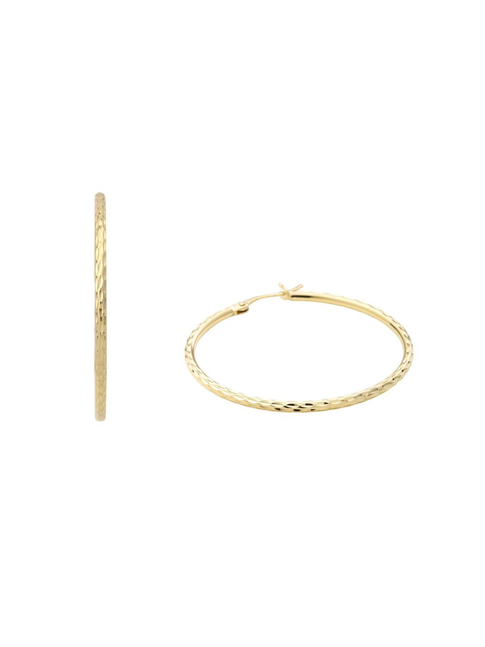 Thumbnail - amor Creolen Damen Gelbgold gold, ONE SIZE