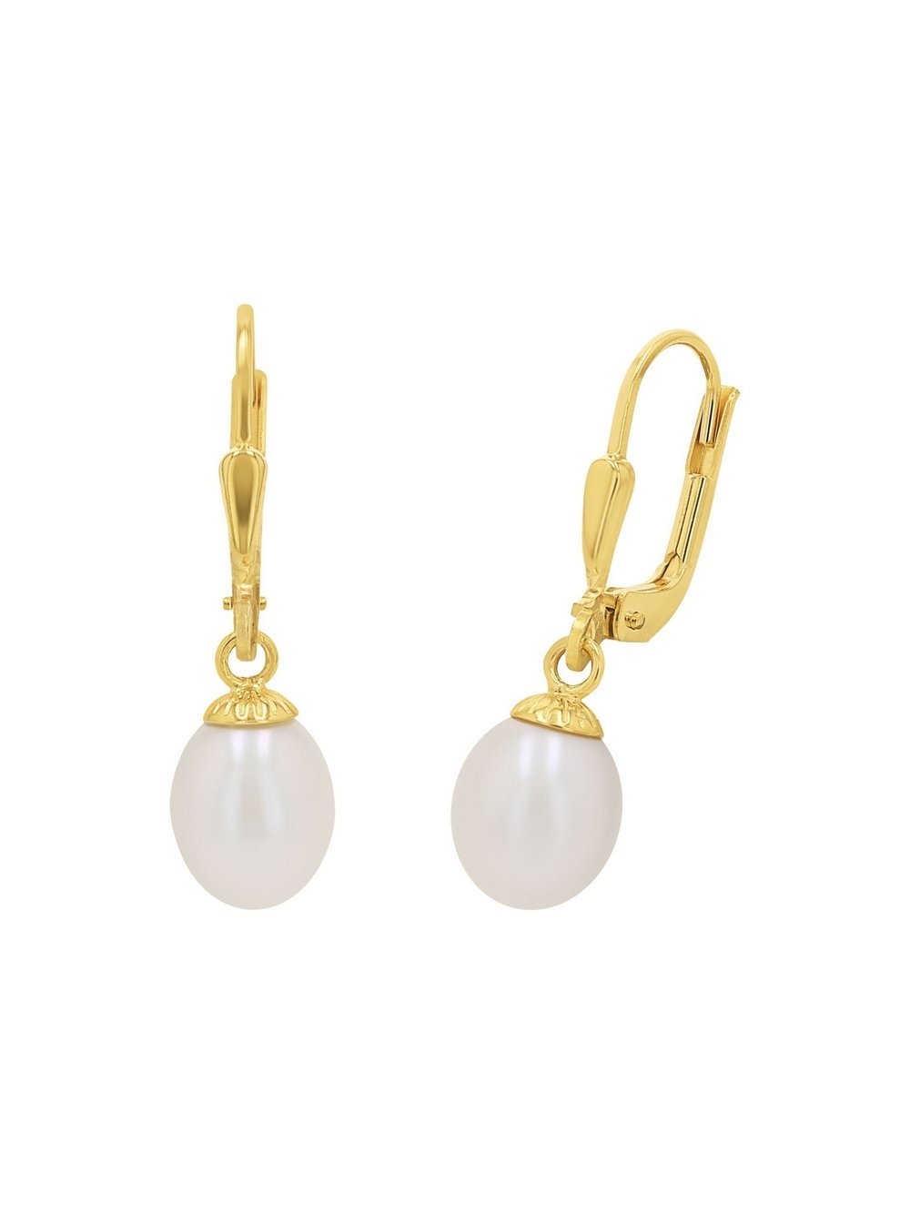 amor Ohrhänger Damen Gelbgold gold, ONE SIZE