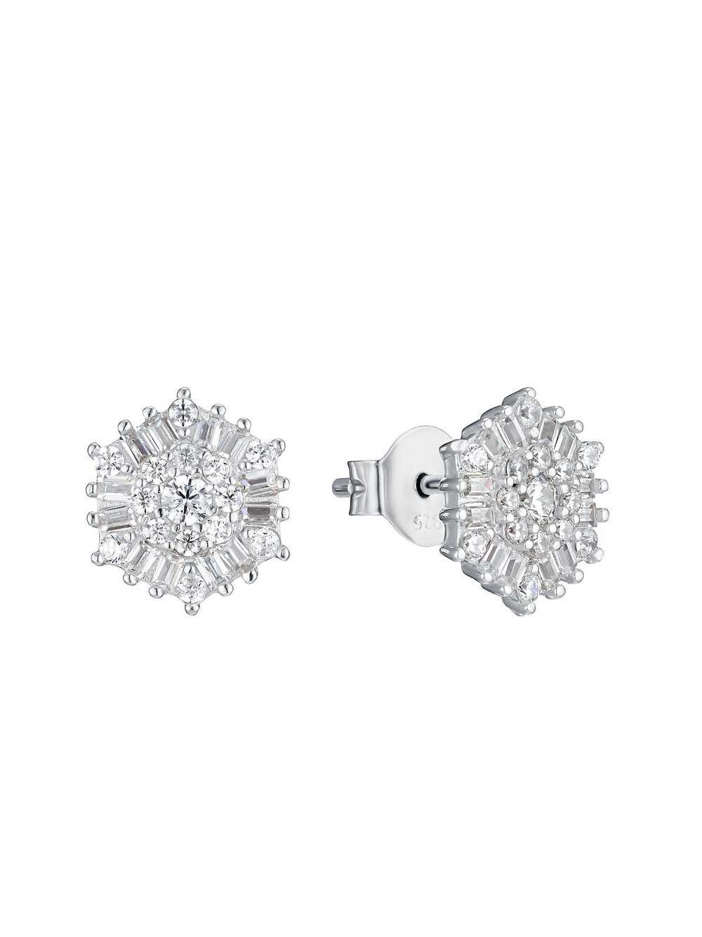 Thumbnail - amor Ohrstecker Damen Sterlingsilber silber, ONE SIZE
