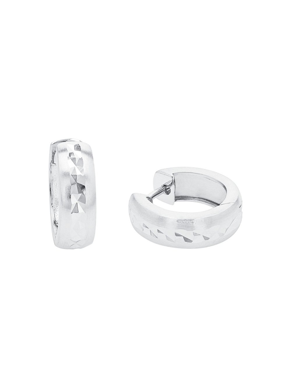 amor Creolen Damen Sterlingsilber silber, ONE SIZE