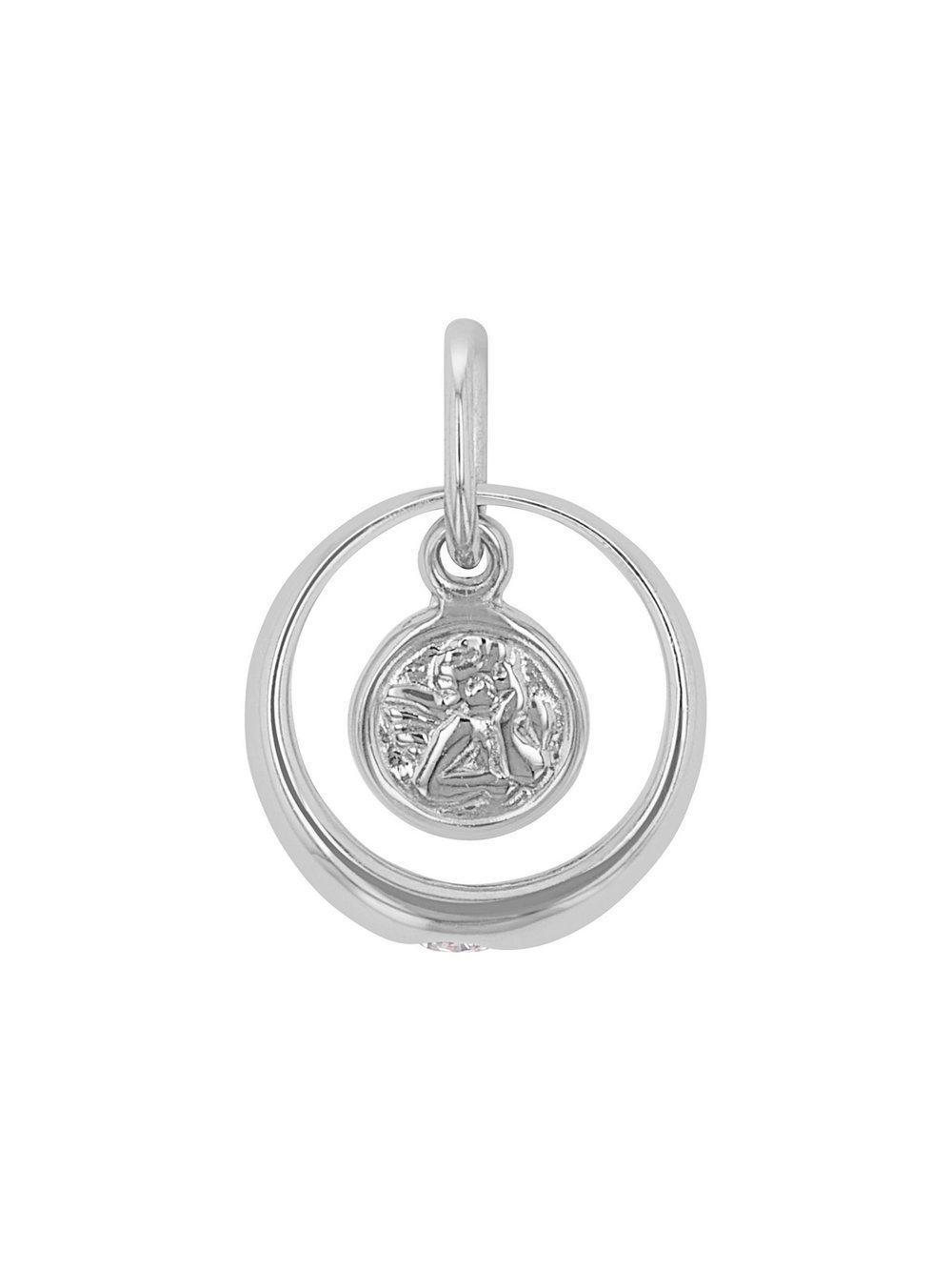 amor Motivanhänger Damen Sterlingsilber silber, ONE SIZE