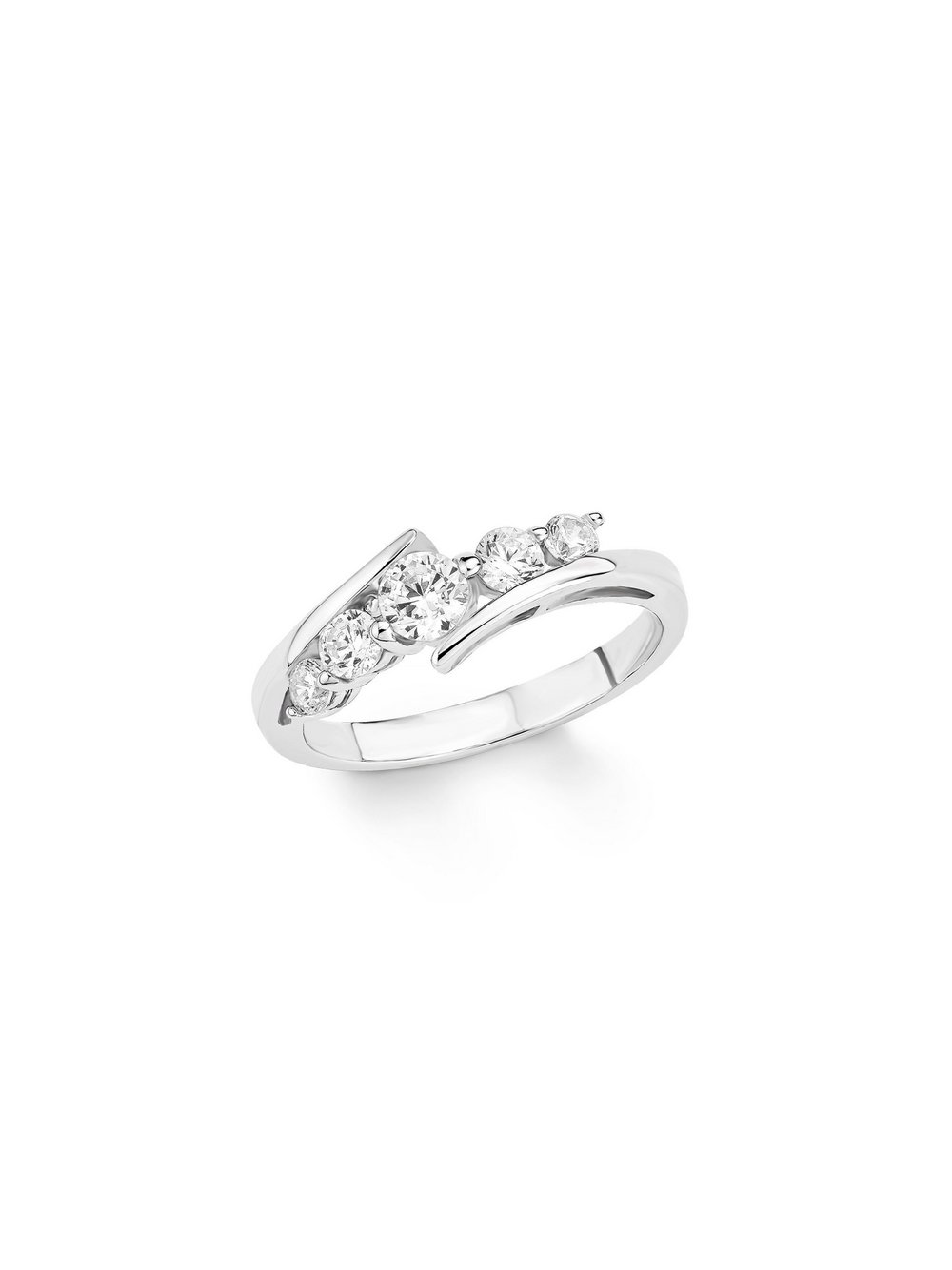 Thumbnail - amor Ring Damen Sterlingsilber silber, 58
