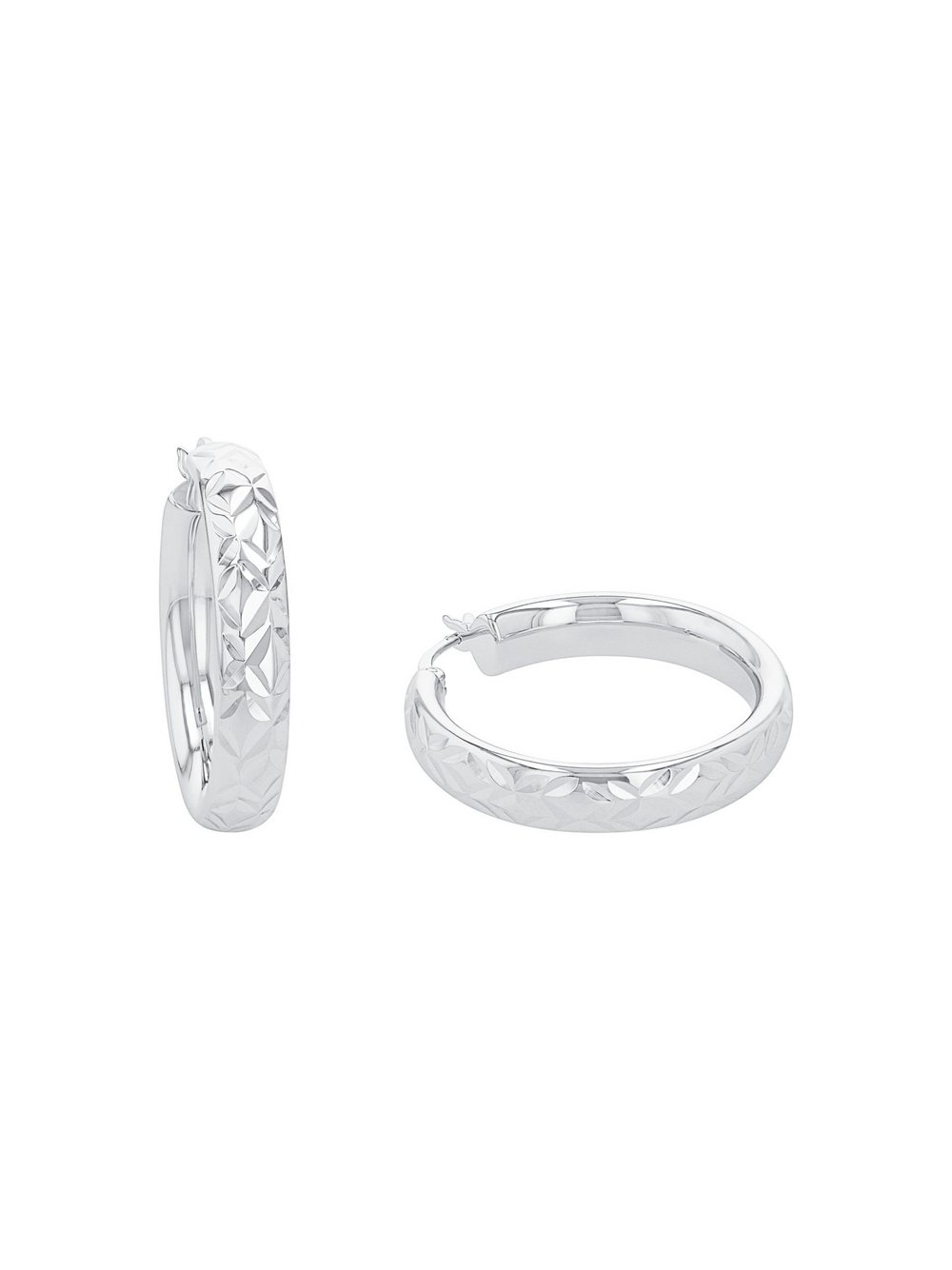 amor Creolen Damen Sterlingsilber silber, ONE SIZE
