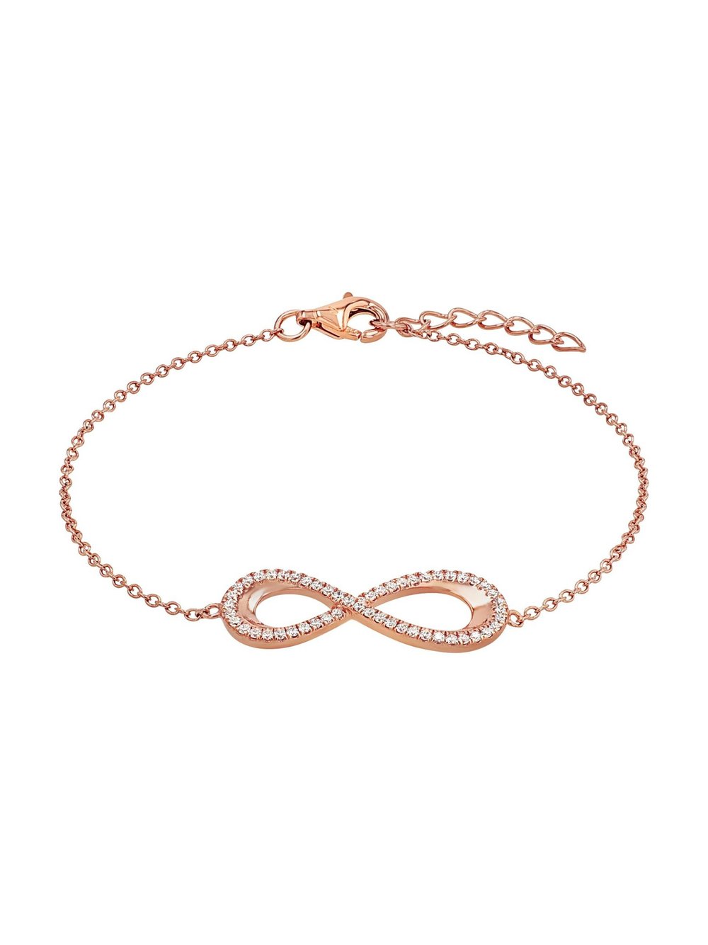 amor Armband Damen Sterlingsilber roségold, 19