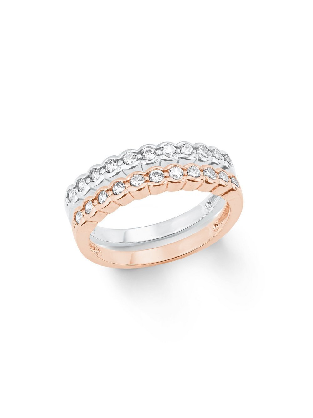 amor Ring Damen Sterlingsilber mehrfarbig, 56