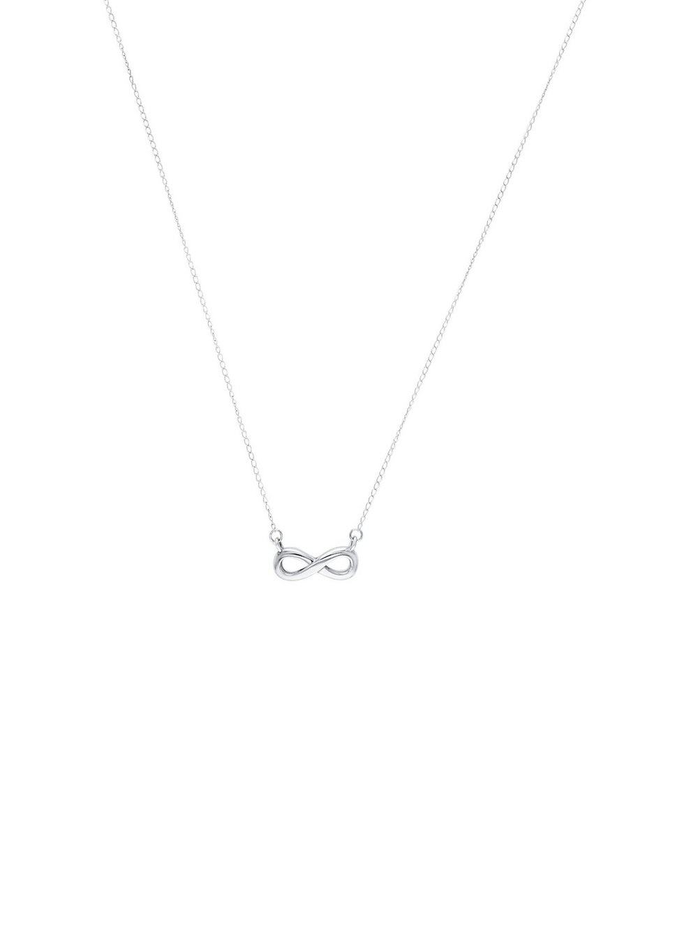 amor Kette mit Anhänger Damen Weißgold silber, 45