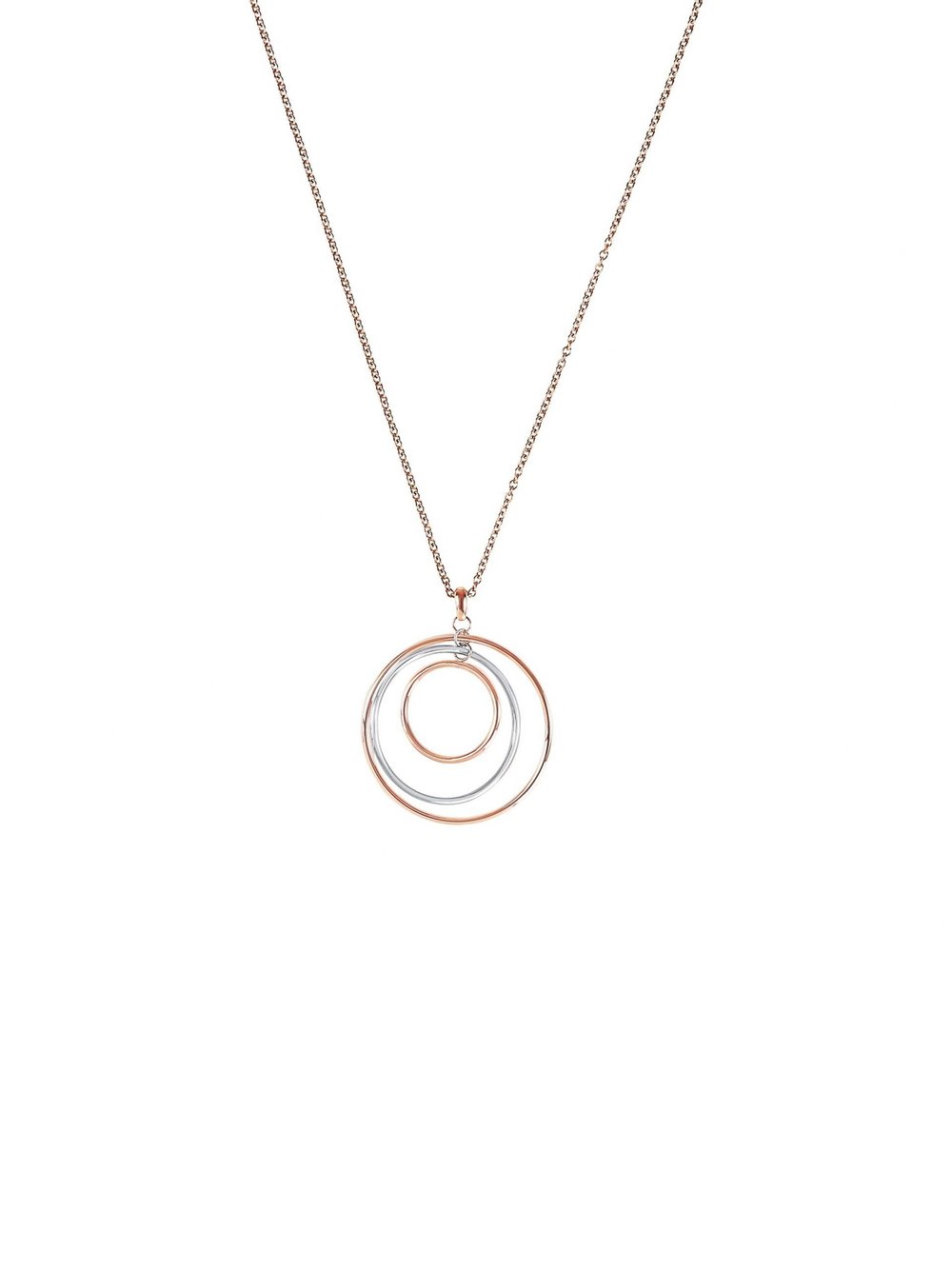 amor Kette mit Anhänger Damen Edelstahl mehrfarbig, 80