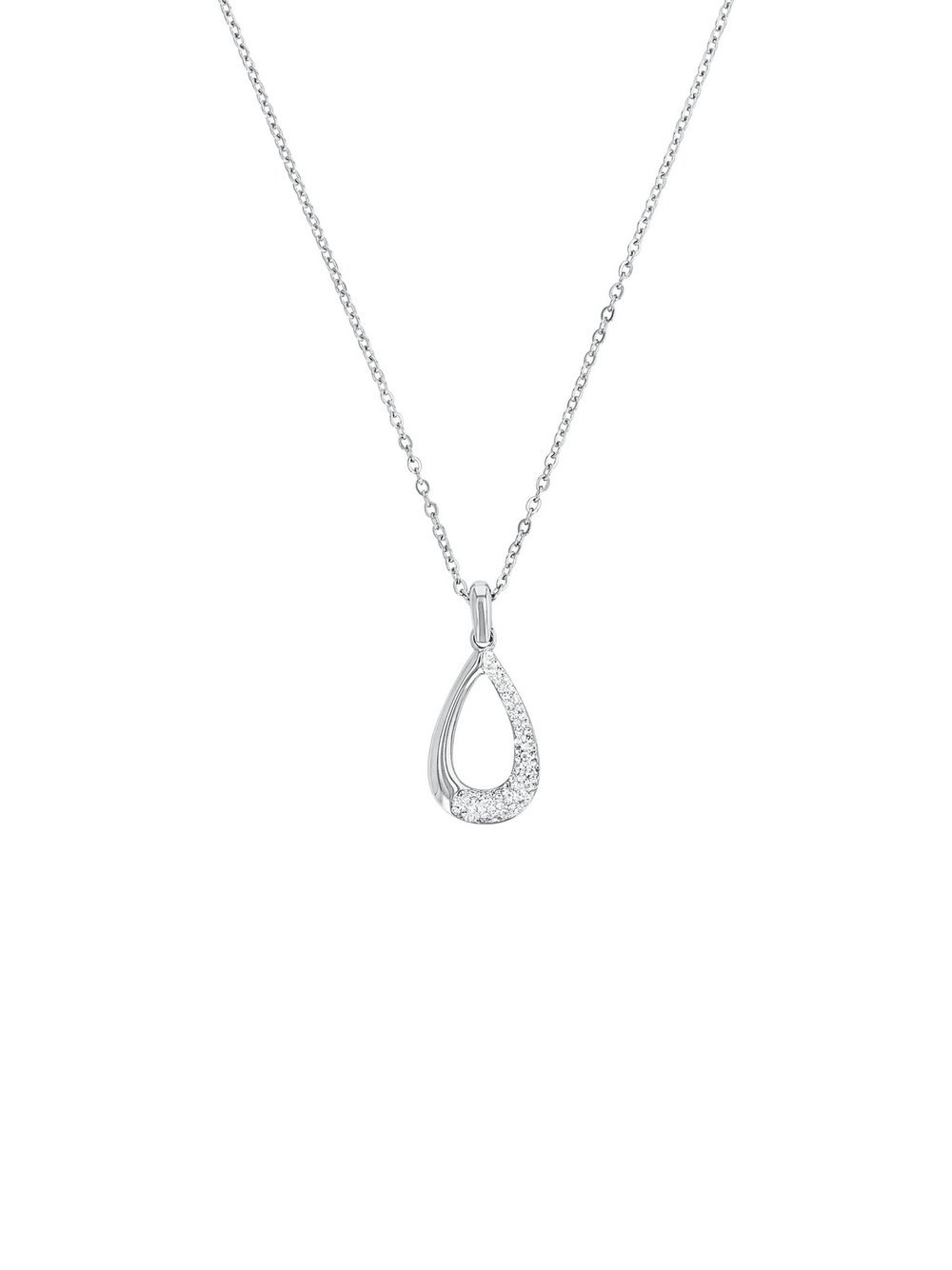 amor Kette mit Anhänger Damen Edelstahl silber, 50