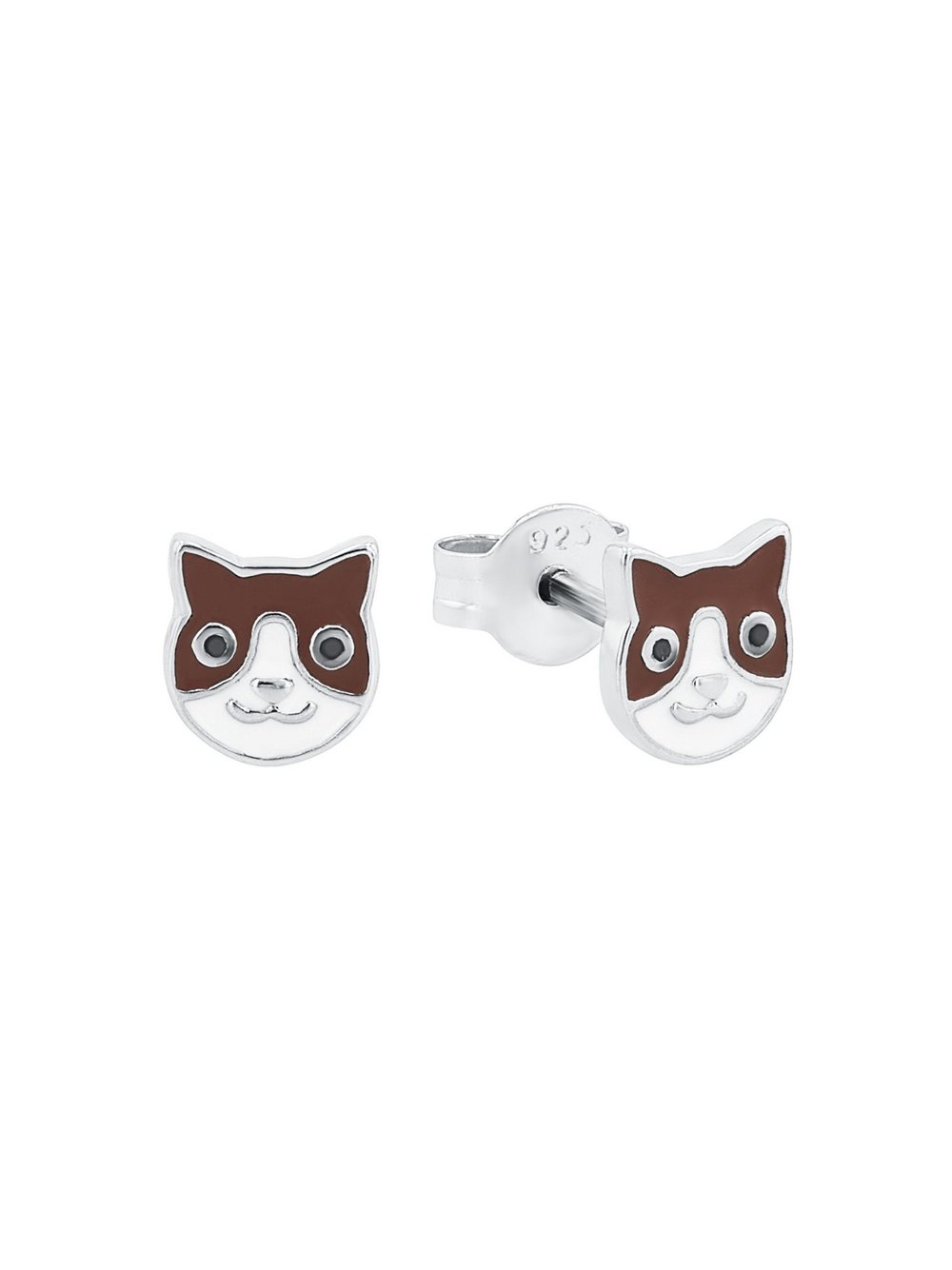 amor Ohrstecker Mädchen Sterlingsilber silber, ONE SIZE