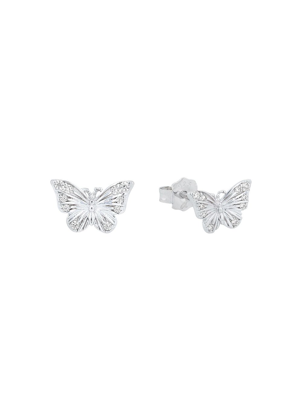 amor Ohrstecker Damen Sterlingsilber silber, ONE SIZE