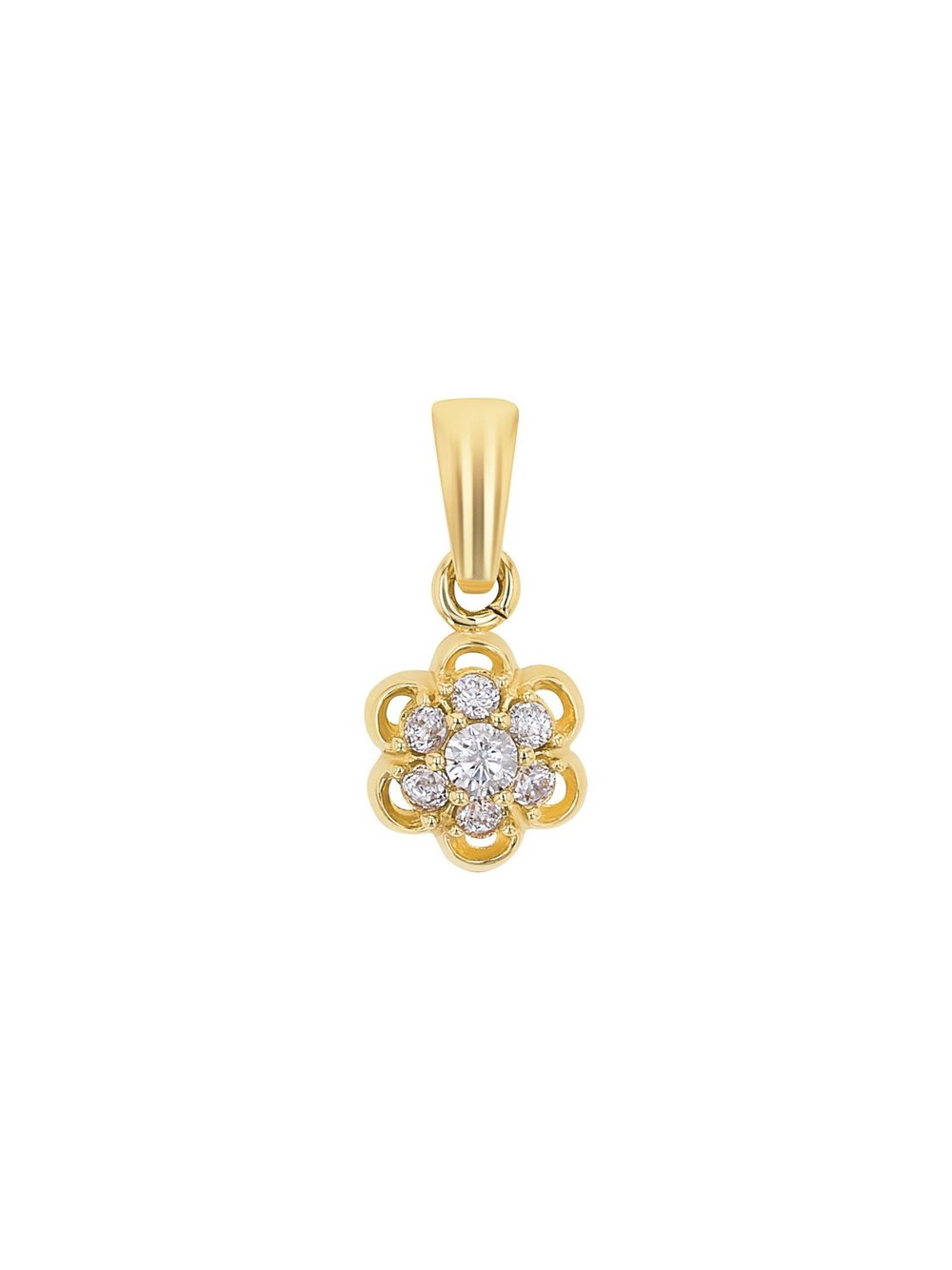 Thumbnail - amor Motivanhänger Damen Gelbgold gold, ONE SIZE