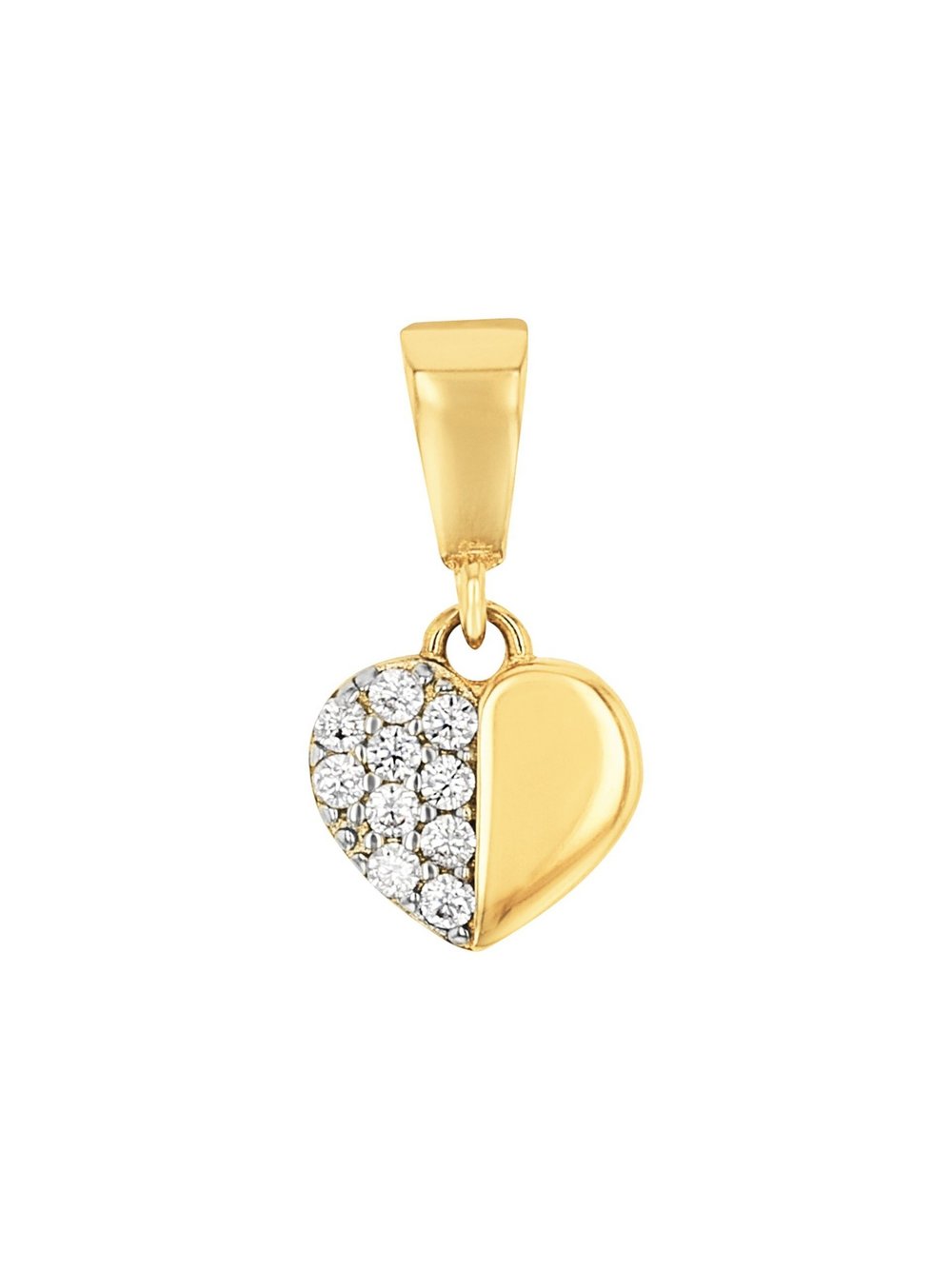 amor Motivanhänger Damen Gelbgold gold, ONE SIZE