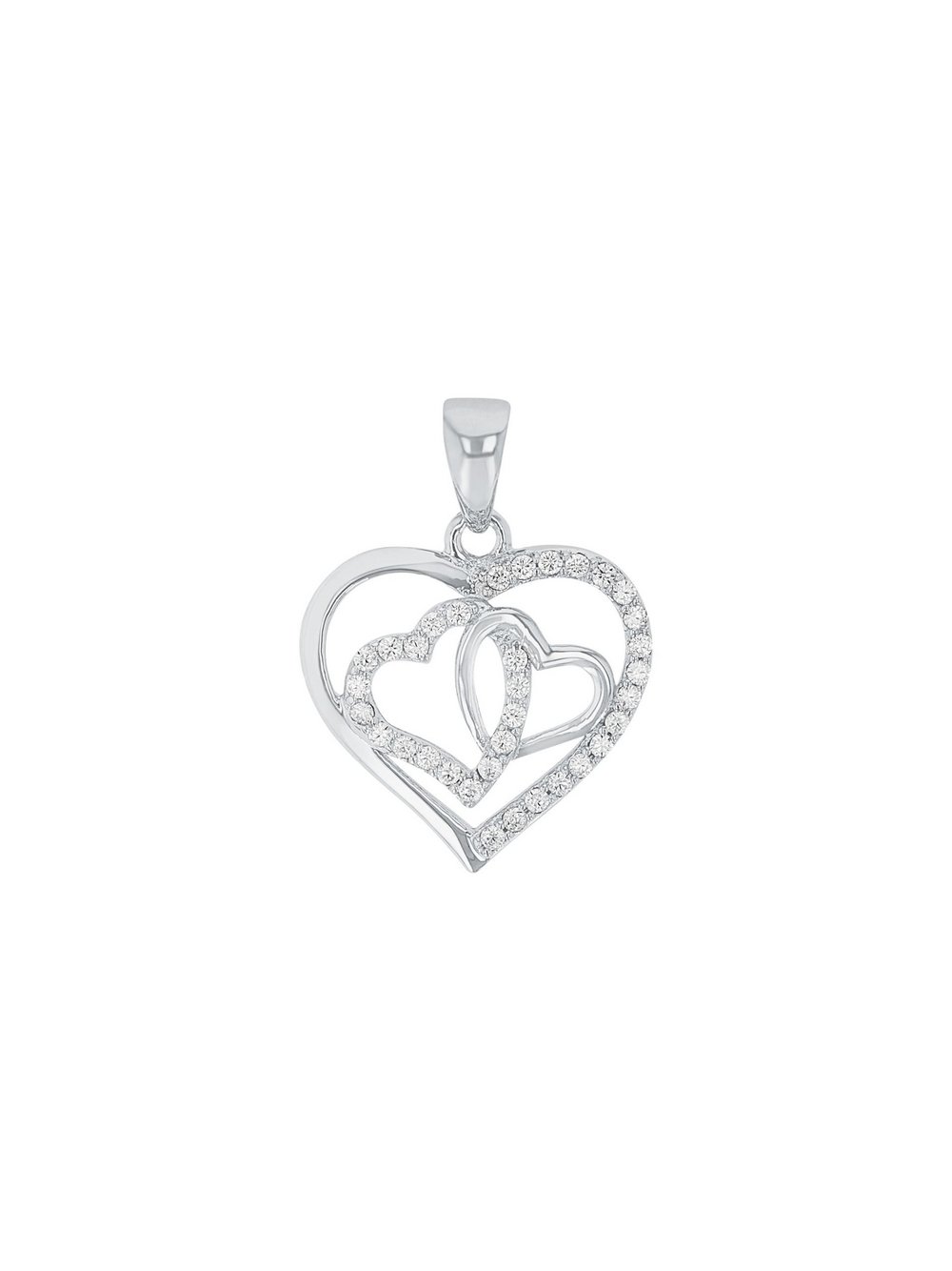 amor Motivanhänger Damen Sterlingsilber silber, ONE SIZE