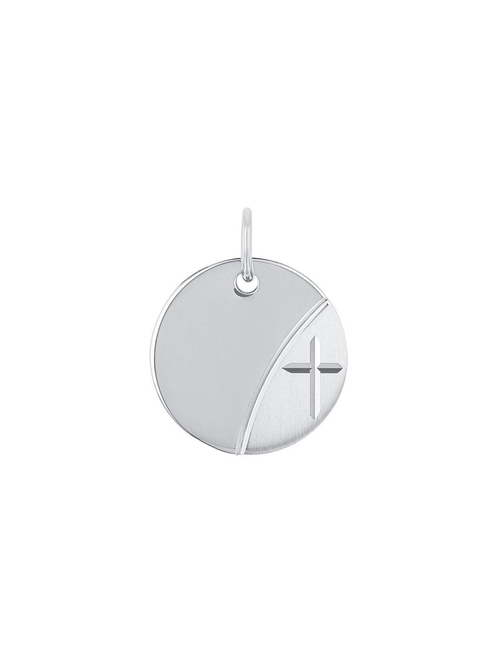 amor Motivanhänger Damen Weißgold silber, ONE SIZE