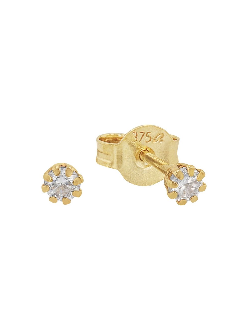 Thumbnail - amor Ohrstecker Damen Gelbgold gold, ONE SIZE