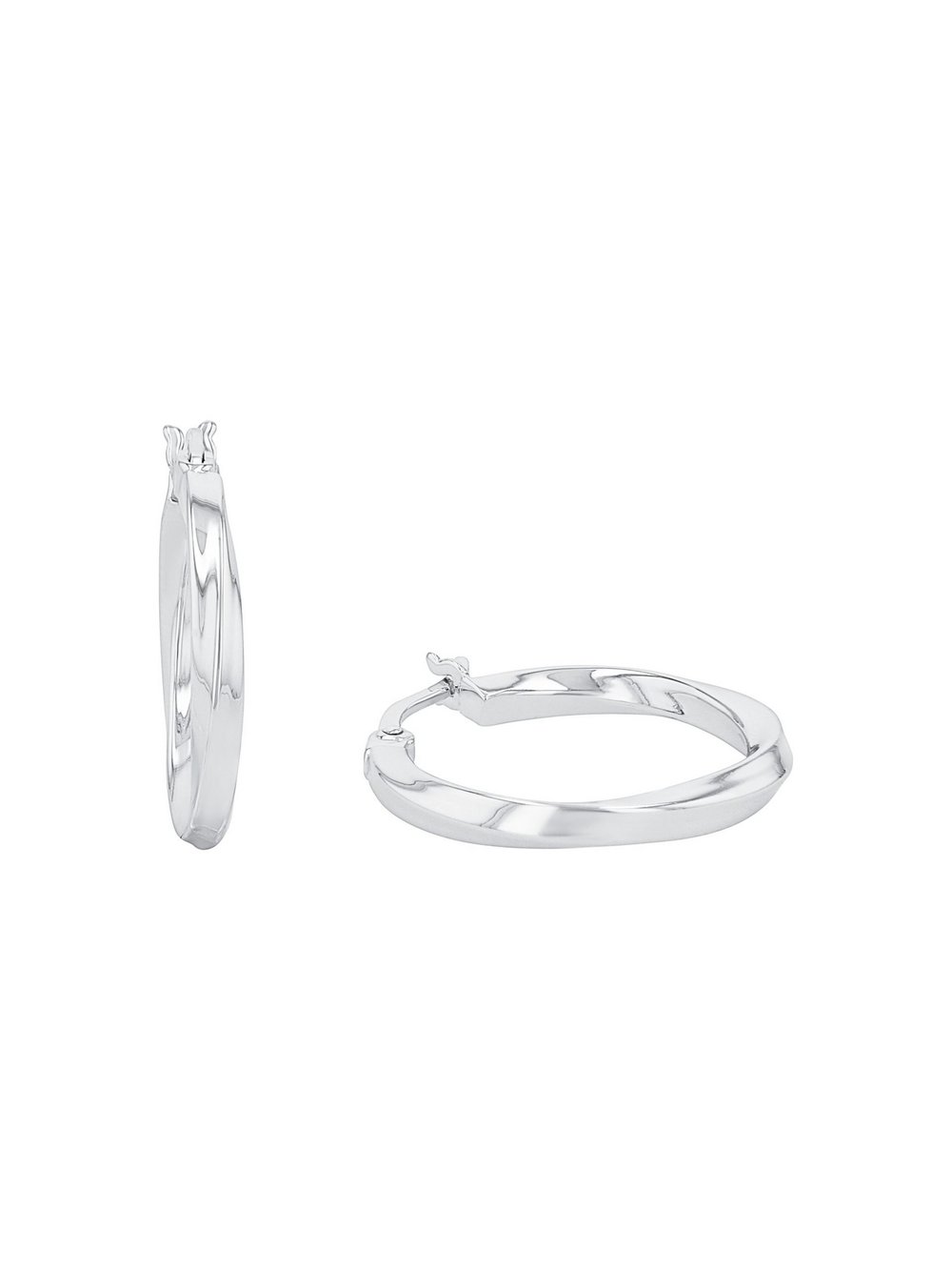 Thumbnail - amor Creolen Damen Sterlingsilber silber, ONE SIZE