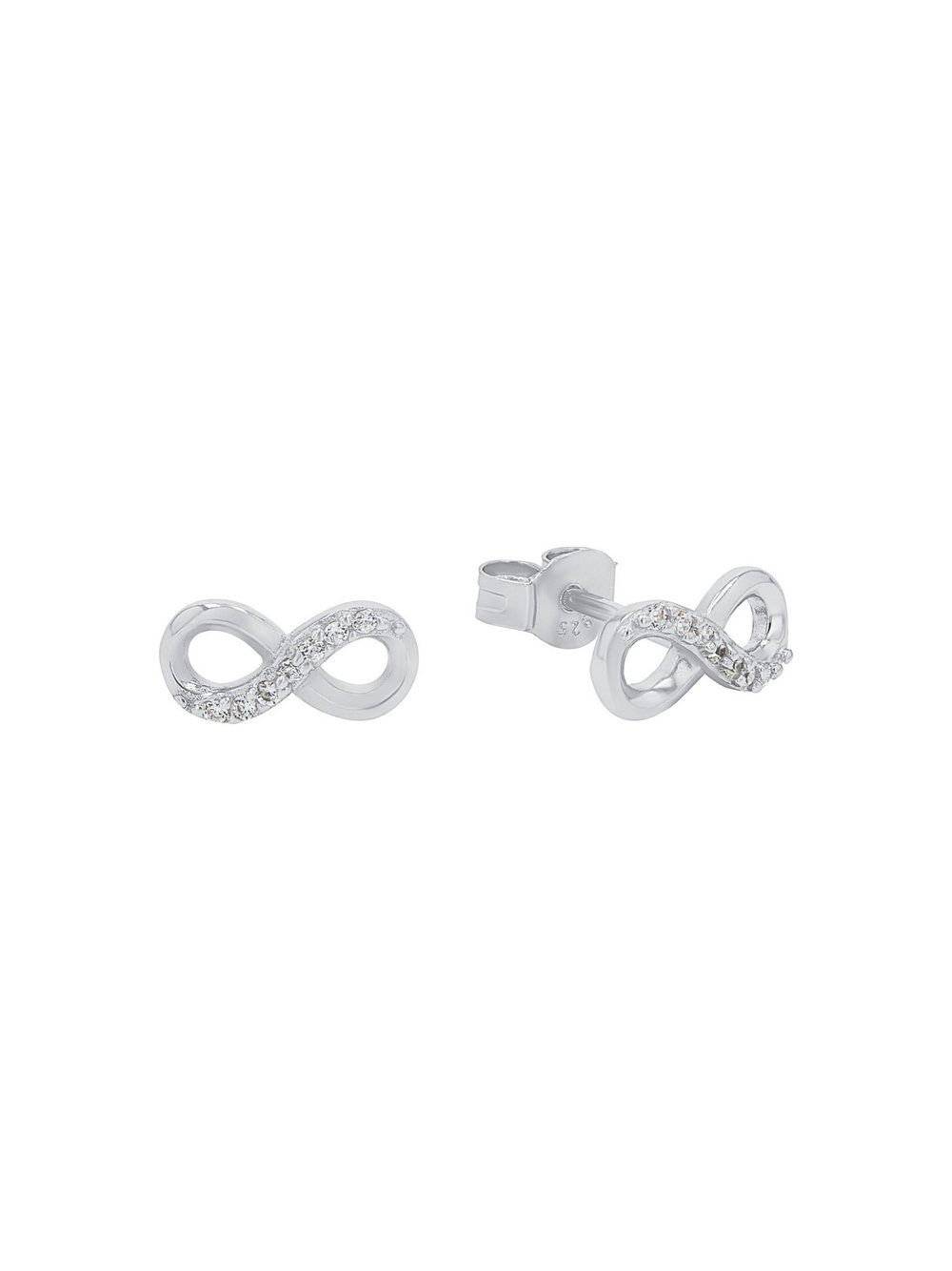 amor Ohrstecker Damen Sterlingsilber silber, ONE SIZE