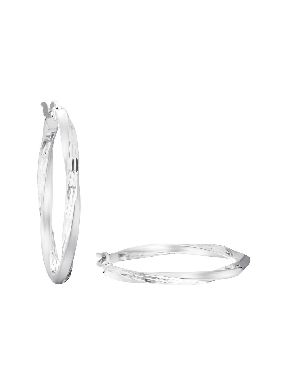 amor Creolen Damen Sterlingsilber silber, ONE SIZE