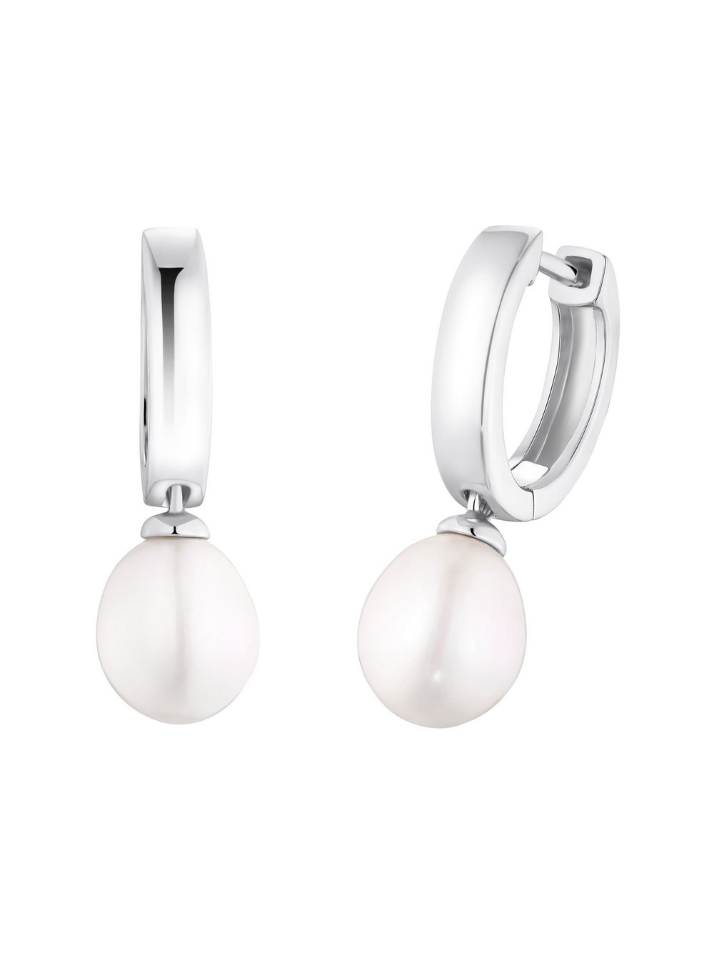 amor Creolen Damen Sterlingsilber silber, ONE SIZE