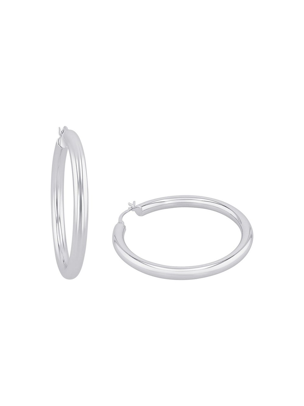 amor Creolen Damen Sterlingsilber silber, ONE SIZE