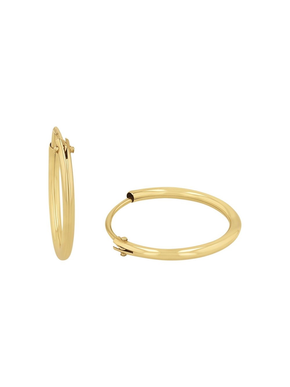 amor Creolen Damen Gelbgold gold, ONE SIZE