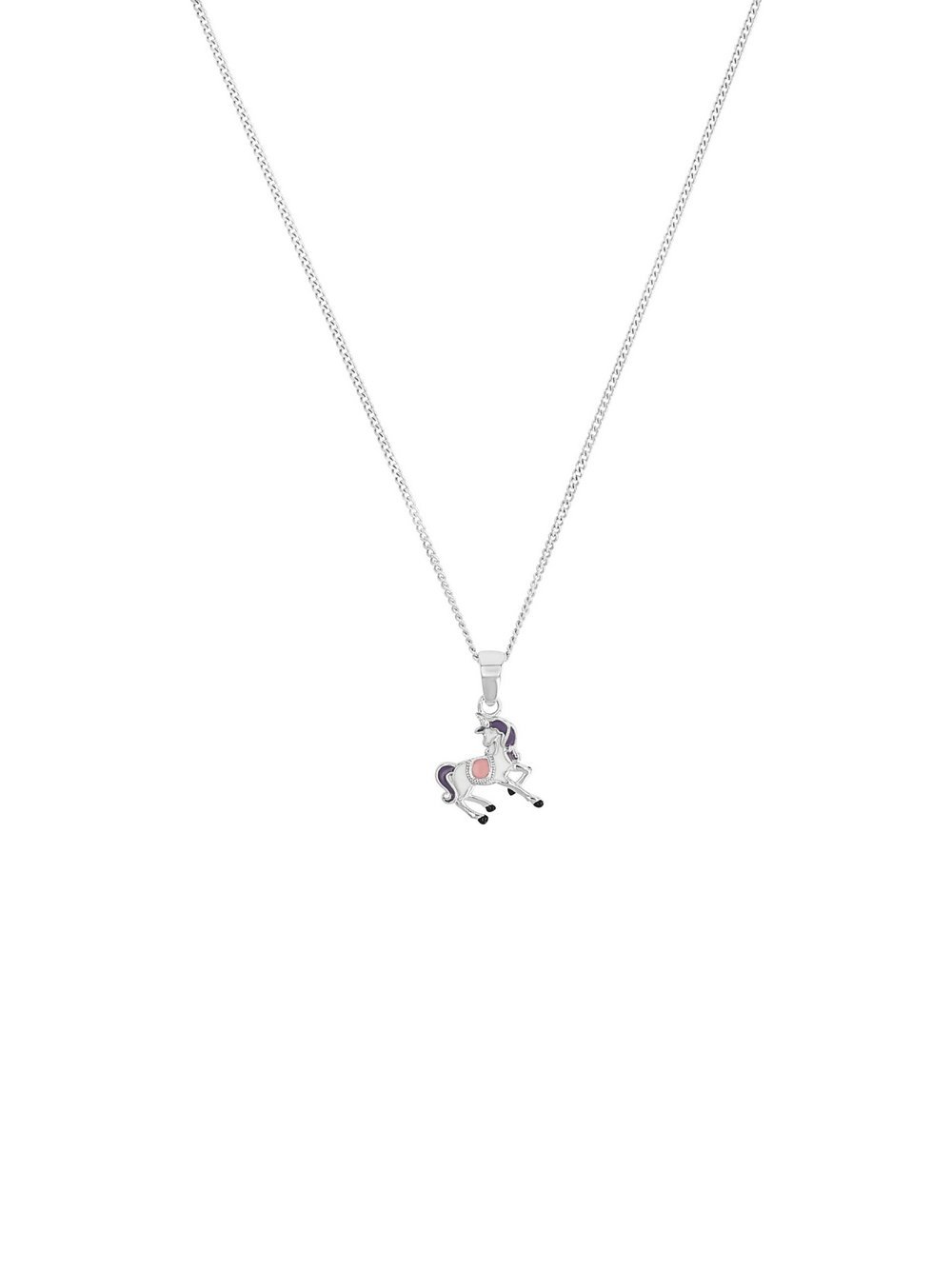 Prinzessin Lillifee Kette mit Anhänger Mädchen Sterlingsilber lila, 38