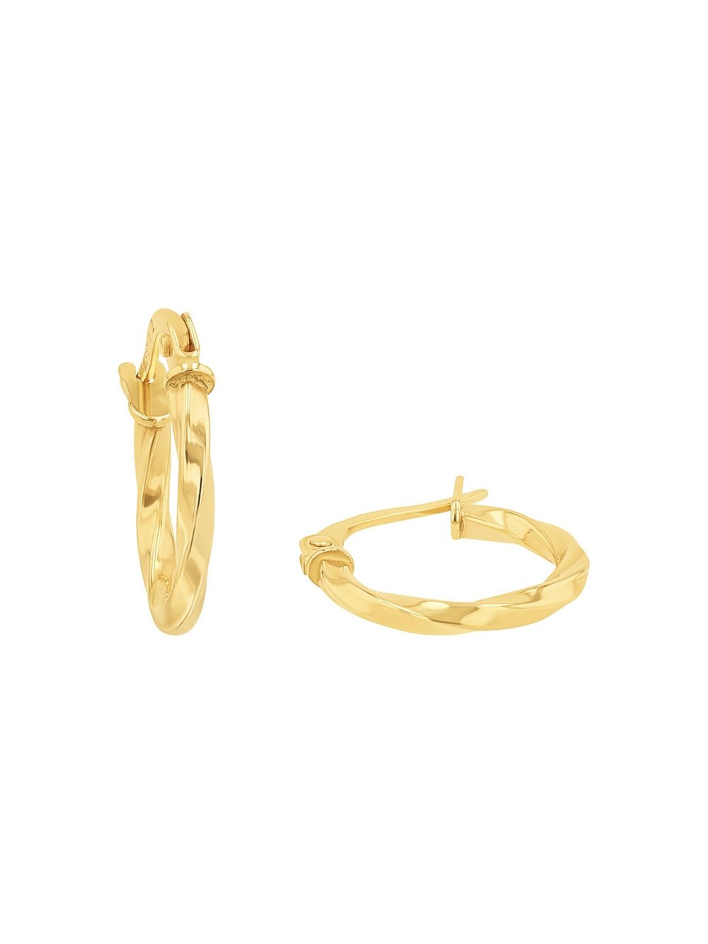amor Creolen Damen Gelbgold gold, ONE SIZE