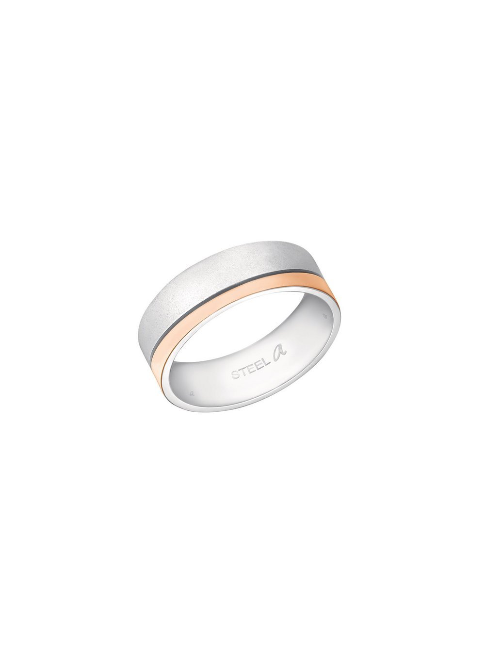 amor Damen, Ring Damen Edelstahl mehrfarbig, 68