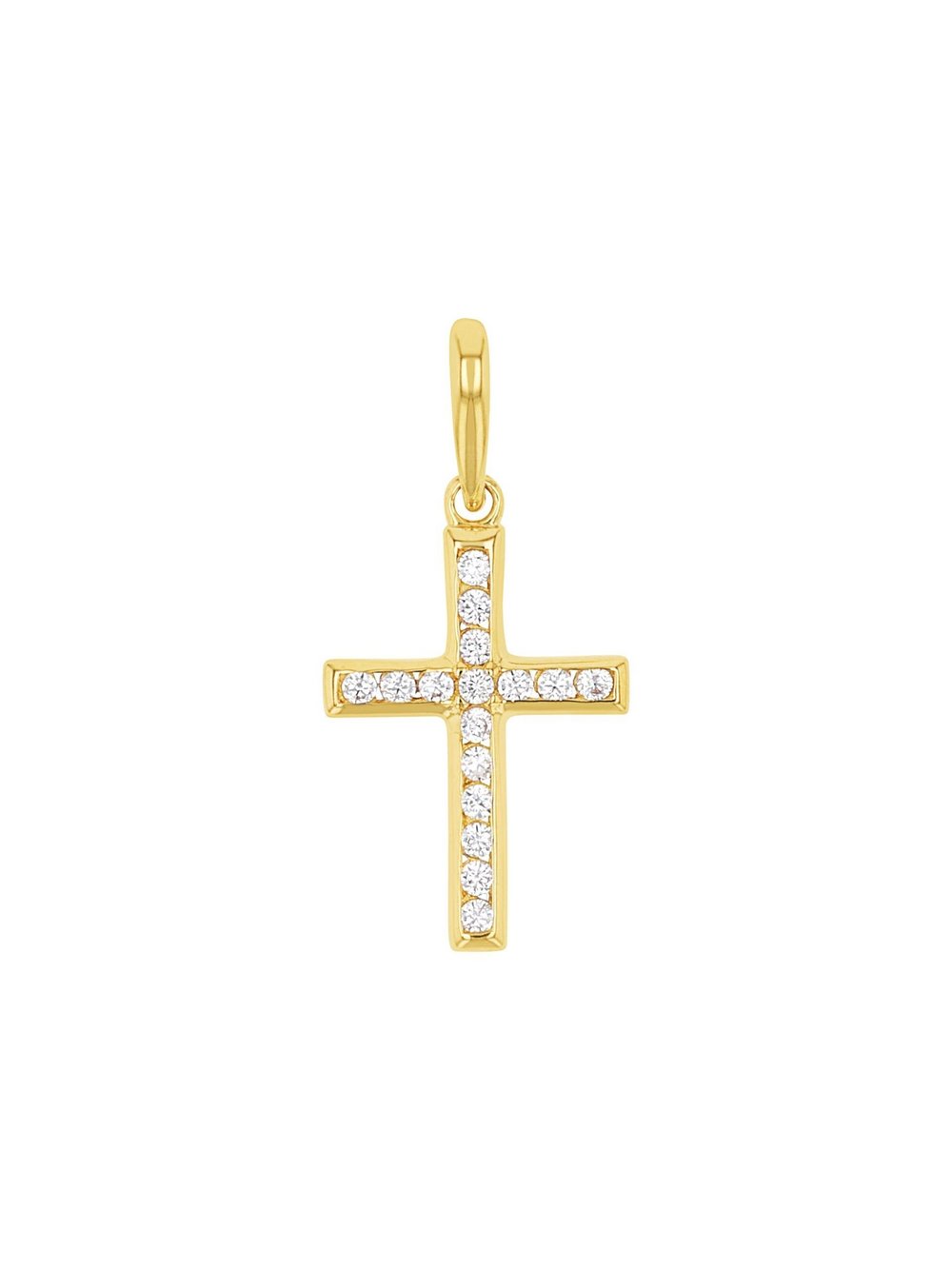 amor Motivanhänger Damen Gelbgold gold, ONE SIZE