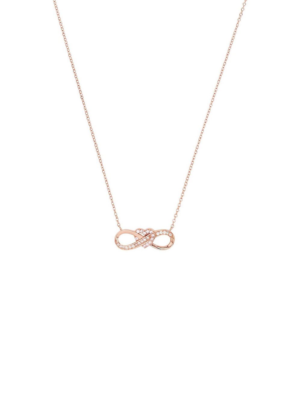 amor Kette mit Anhänger Damen Sterlingsilber roségold, 45