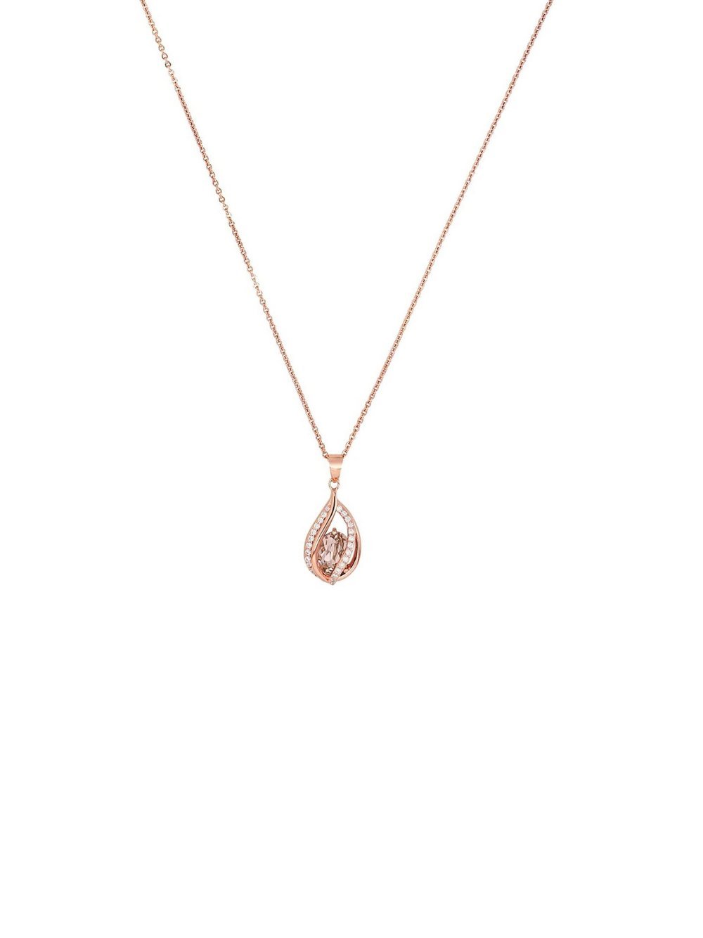 amor Kette mit Anhänger Damen Sterlingsilber roségold, 45