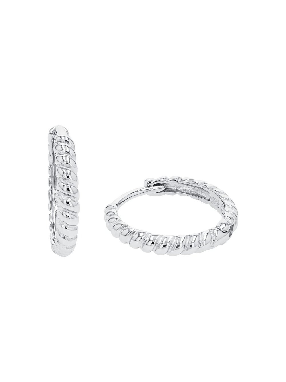 amor Creolen Damen Sterlingsilber silber, ONE SIZE