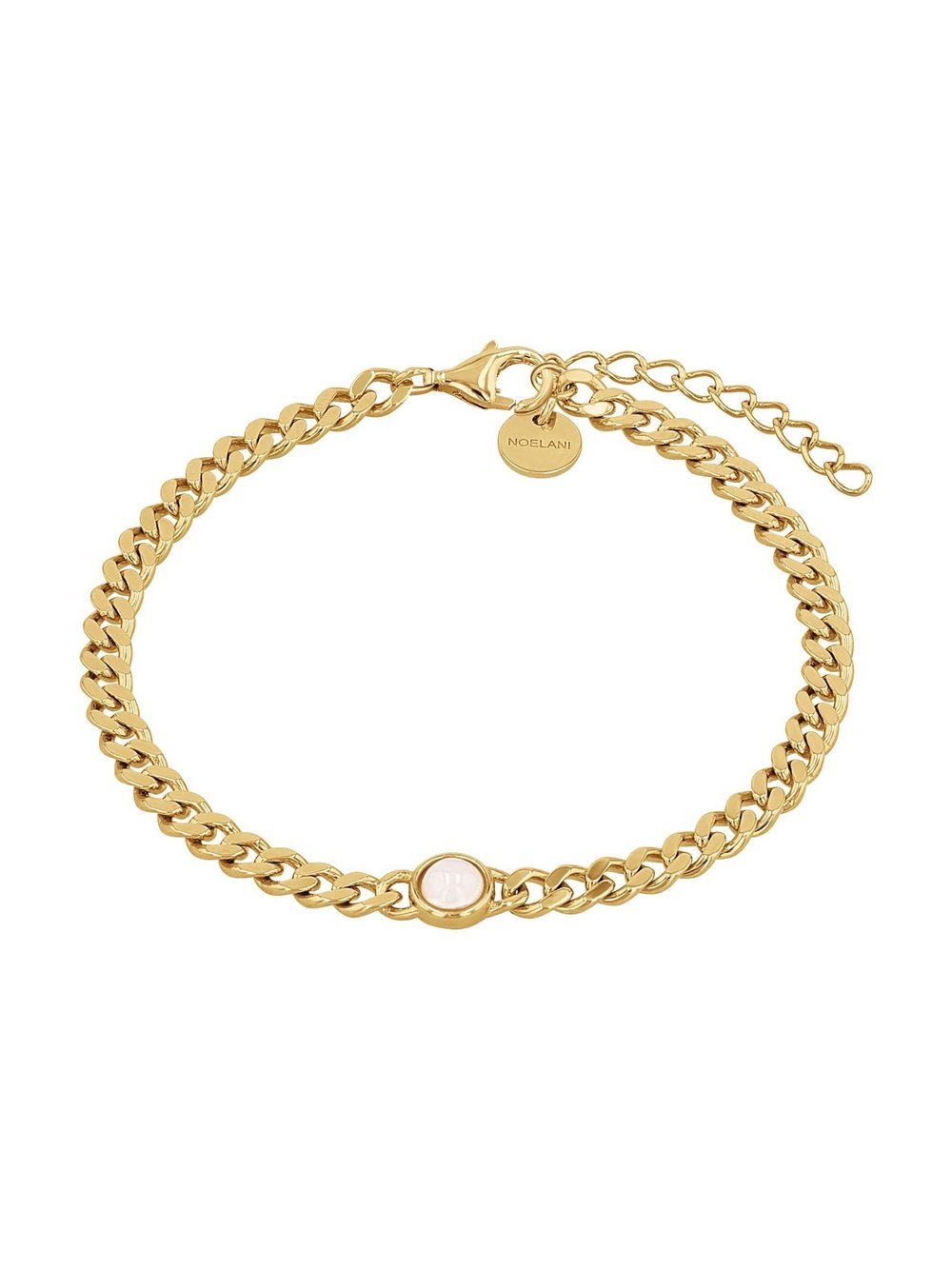 NOELANI Armband Damen Sterlingsilber gold, 19