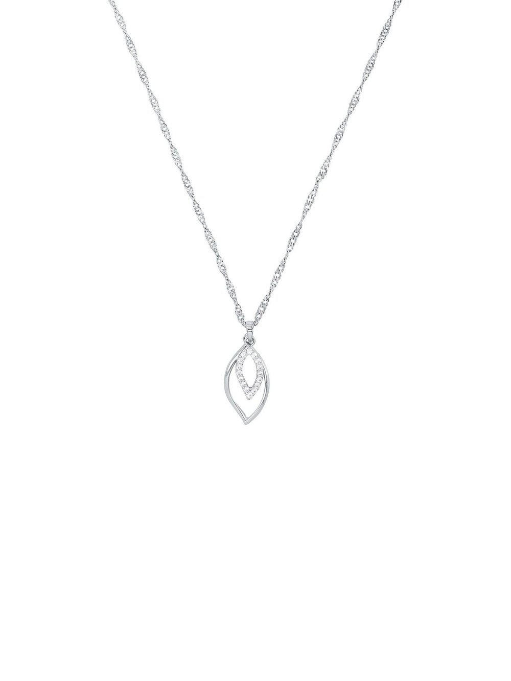 amor Kette mit Anhänger Damen Sterlingsilber silber, 45