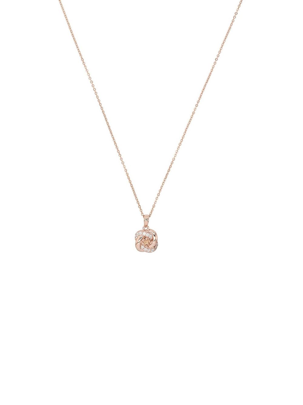 amor Kette mit Anhänger Damen Sterlingsilber roségold, 45