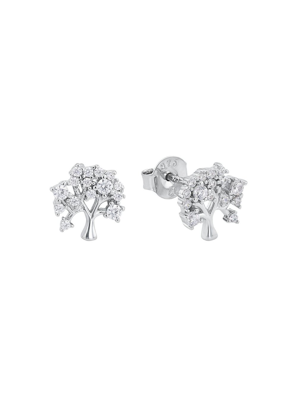 Thumbnail - amor Ohrstecker Damen Sterlingsilber silber, ONE SIZE