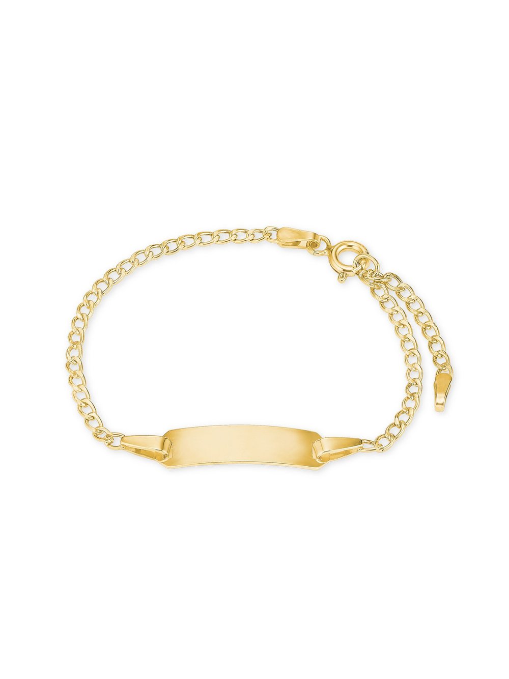 Thumbnail - amor Identarmband Mädchen Gelbgold gold, 14