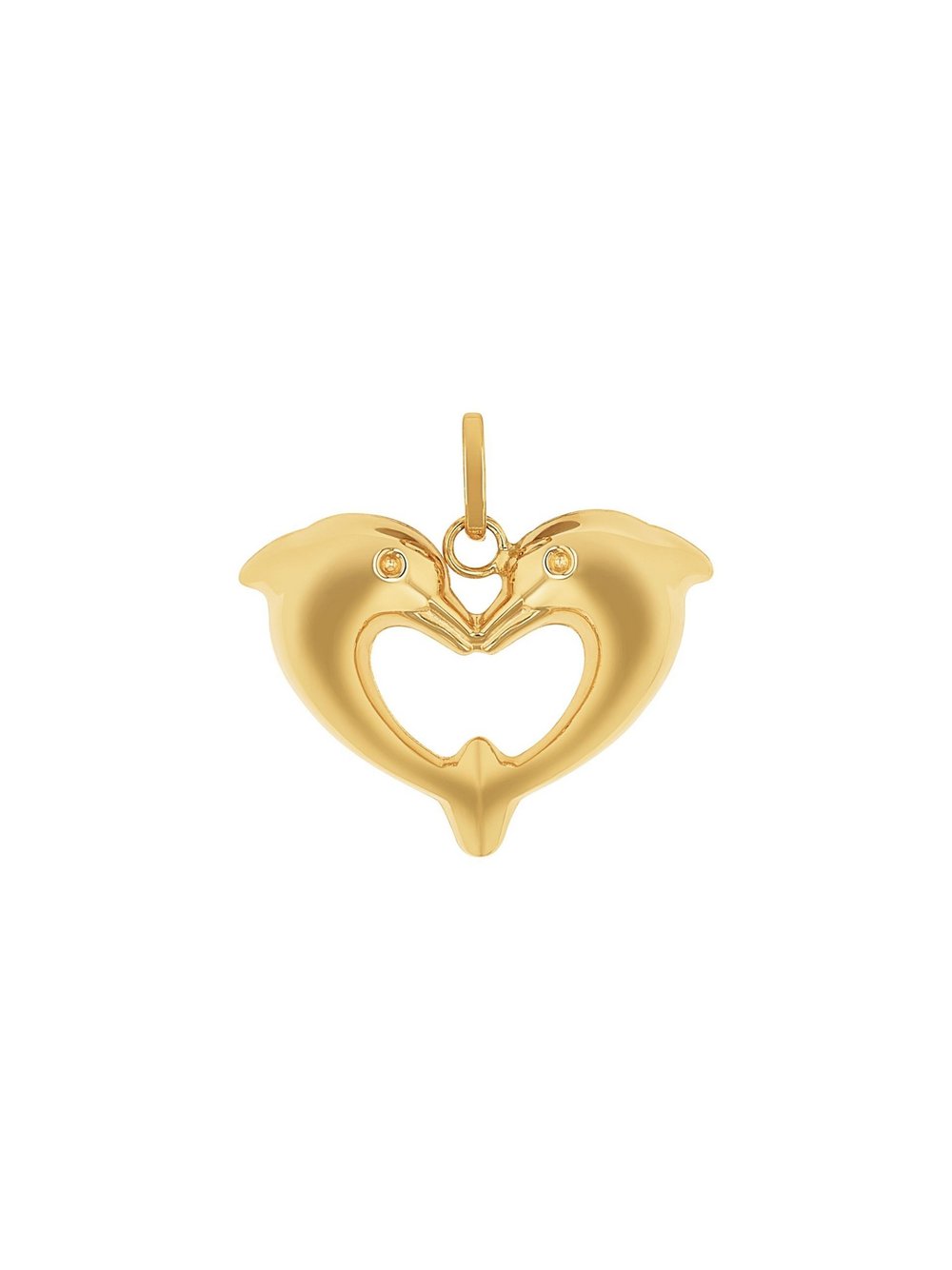 Thumbnail - amor Motivanhänger Damen Gelbgold gold, ONE SIZE