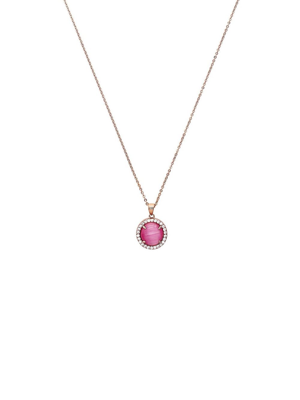 amor Kette mit Anhänger Damen Sterlingsilber rosa, 45