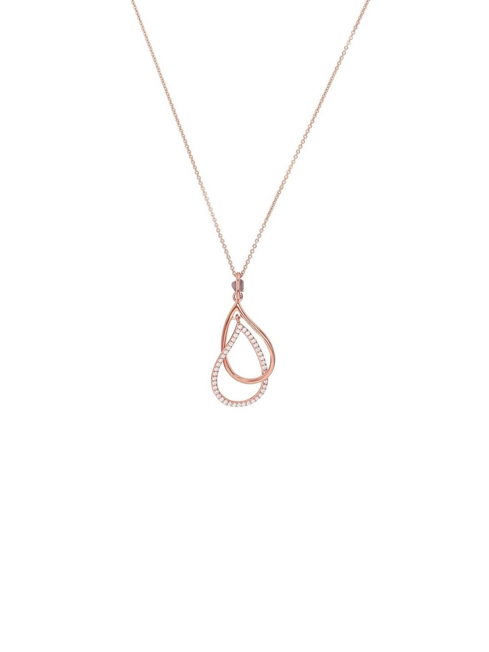 amor Kette mit Anhänger Damen Sterlingsilber roségold, 45