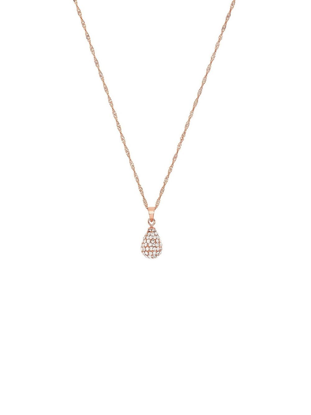 amor Kette mit Anhänger Damen Sterlingsilber roségold, 42