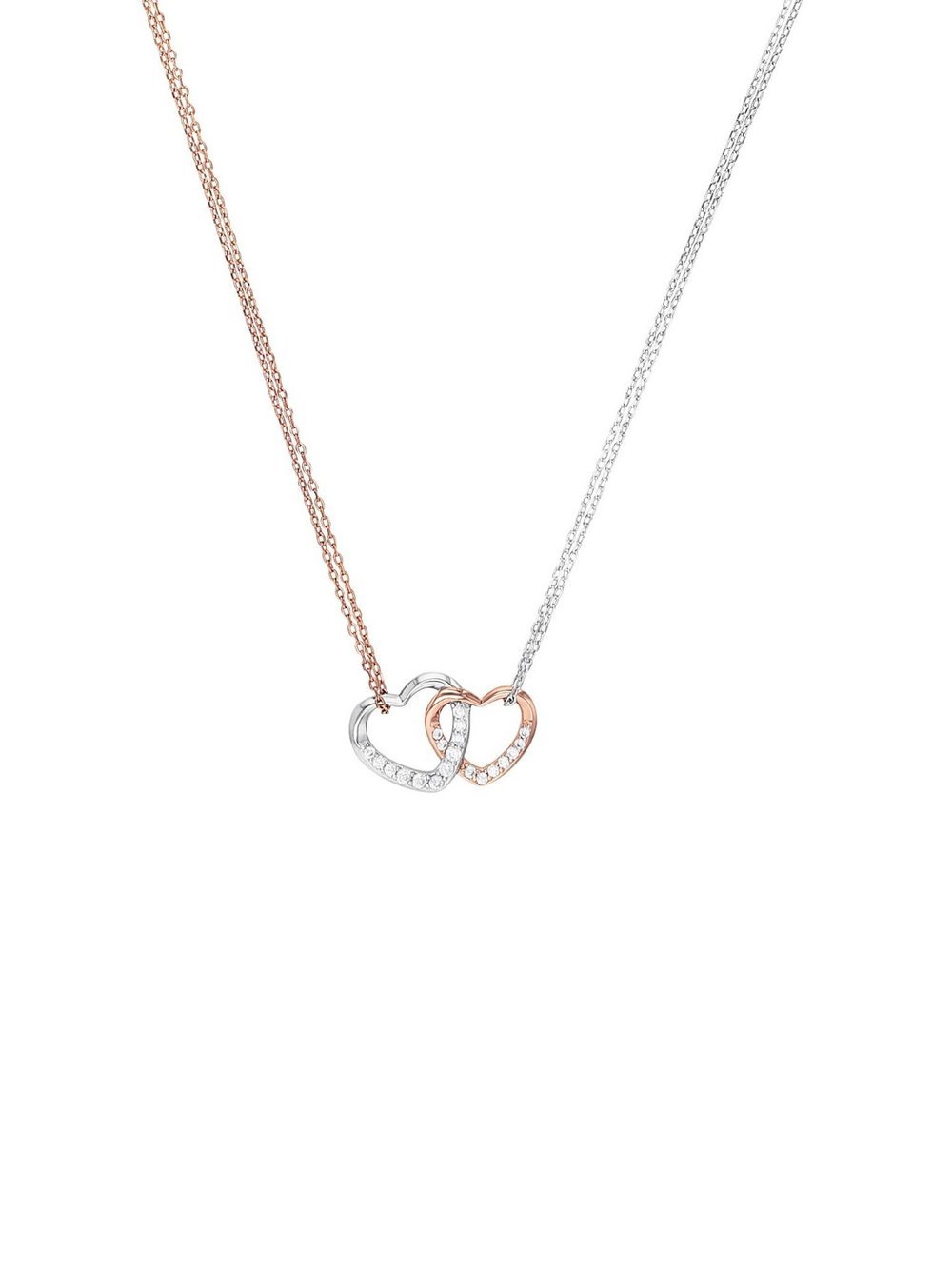 amor Kette mit Anhänger Damen Sterlingsilber mehrfarbig, 45